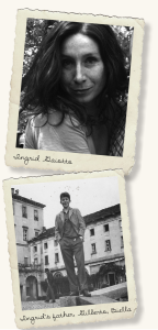 Ingrid Gaiotto; Ingrid's father, Gilberto, Biella